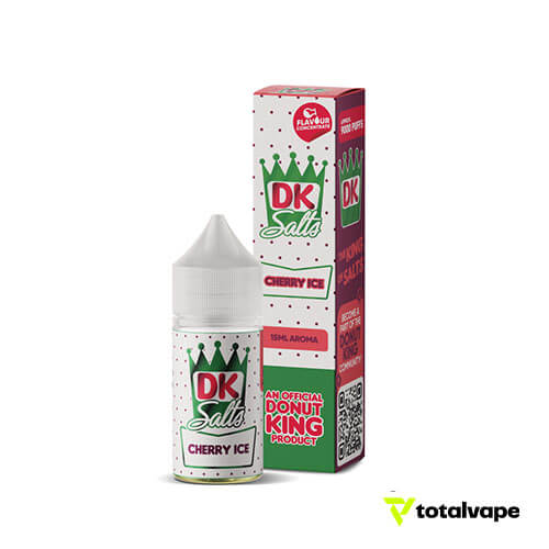 Cherry Ice Salt/MTL Longfill Flavour Shot (15ml) By Donut King