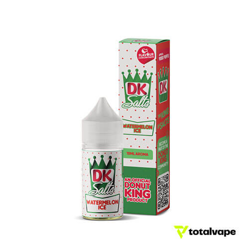 Watermelon Ice Salt/MTL Longfill Flavour Shot (15ml) By Donut King