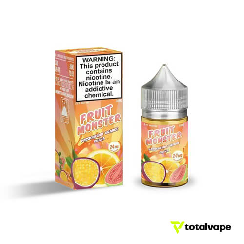 Passion Fruit, Orange, Guava Salts By Fruit Monster 30ML