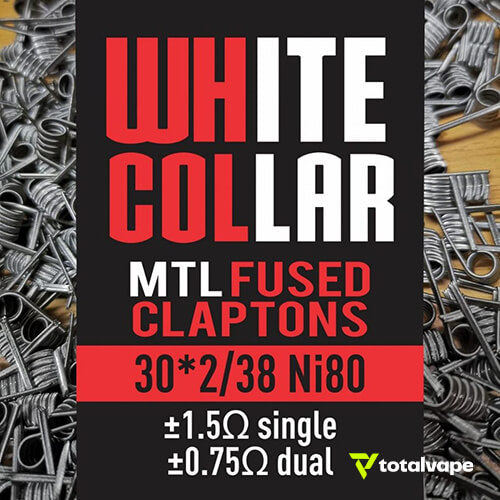 White Collar MTL Fused Clapton