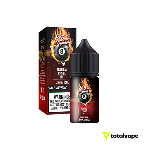 Tropical Lychee Ice Nic Salts By 8 Ball E-Liquids