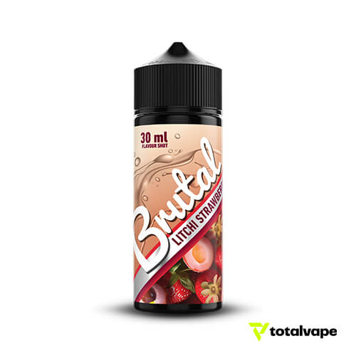 Litchi Strawberry – Longfill Flavour Shot (30ml) By BRUTAL