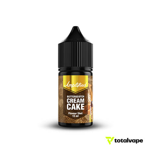 Butterscotch Cream Cake Salt/MTL Longfill Flavour Shot (15ml) By Amplified