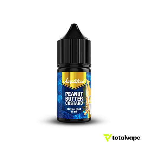 Peanut Butter Custard Salt/MTL Longfill Flavour Shot (15ml) By Amplified