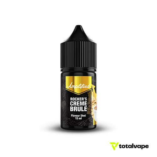 Rocker’s Creme Brule Salt/MTL Longfill Flavour Shot (15ml) By Amplified