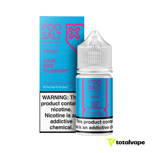 NEXUS SOUR BLUE RASPBERRY BY POD SALT