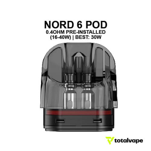 Smok Nord 6 Dual Mesh Pod Replacement 0.4ohm