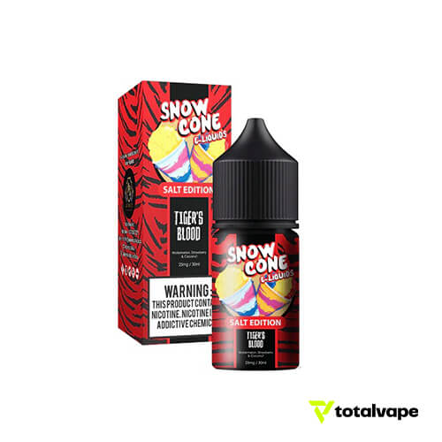 Tigers Blood Nic Salt by Snow Cone E-Liquid