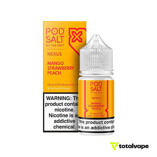 NEXUS MANGO STRAWBERRY PEACH BY POD SALT