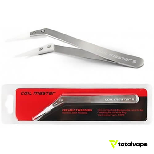 Coil Master Ceramic Curved Tweezers